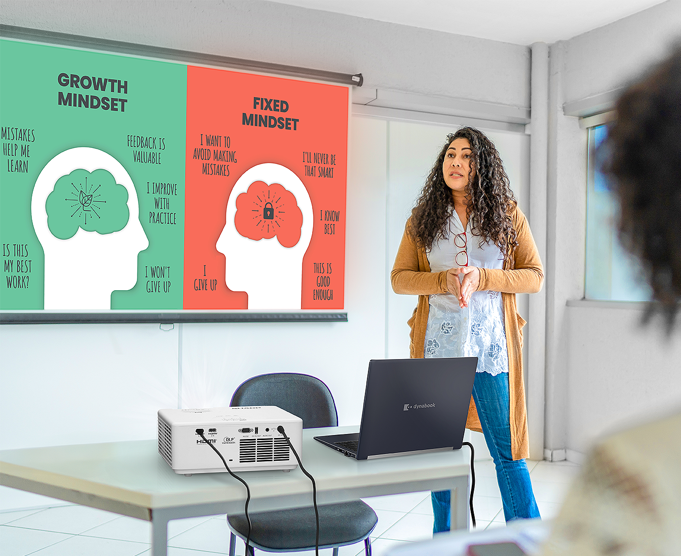 XP-M401H-W in the classroom