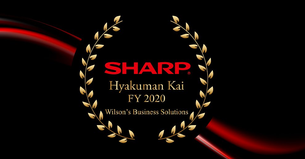 Sharp Electronics of Canada has recognized Wilson’s Business Solutions
